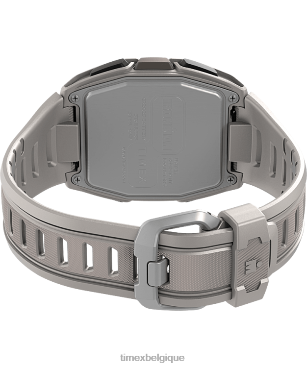 montres | Timex Hommes montre ironman t300 avec bracelet en silicone R2F20261 blanc noir