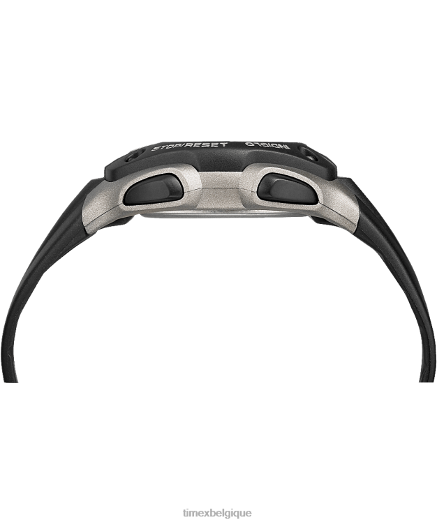 montres | Timex Hommes montre ironman classic 30 pleine grandeur avec bracelet en résine R2F20318 gris/noir